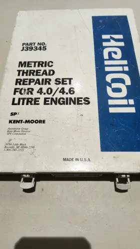 J39345 KENT MOORE Thread Repair Set Helicoil Litre