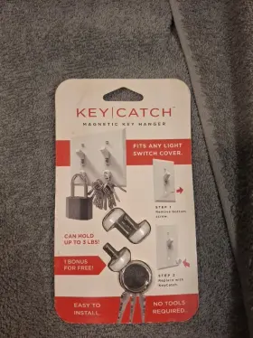 Keysmart 853485006216 Brand New Key Catch Magnetic Hanger For Any Light Switch Cover 3lbs