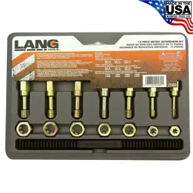 2584-0420 LANG TOOLS Rethreading Tap Die File Set Thread