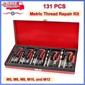 725-31 MARVELITY Helicoil Thread Repair Hss Drills Engine Kit
