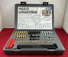 Matco Tdk51 Tools 51 Piece Rethreading Set Sae And Metric