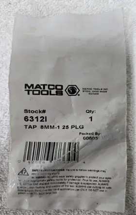 63121 MATCO TOOLS Tap