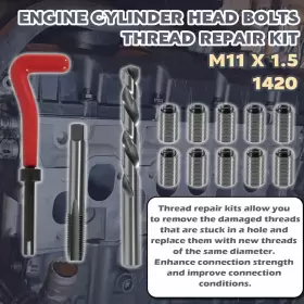 MOQP1465 MO-AUTO Engine Cylinder Head Bolt Repair Tool Kit #3