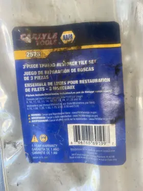 2573 NAPA Thread Restorer File Set #2