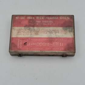 New Britain No. E 92 - Hex Rethreader Dies 1/4 Inch 3/4 Sizes