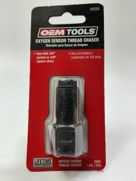 25255 OEM TOOLS Oxygen Sensor Spark Plug Thread Chaser M18