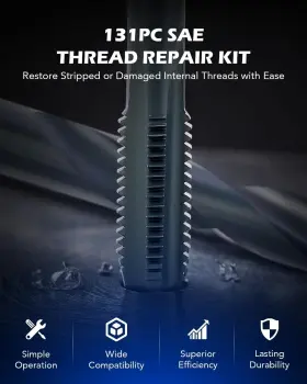 TRK-S131-00 ORION MOTOR TECH Thread Repair Helicoil Set Kit #2