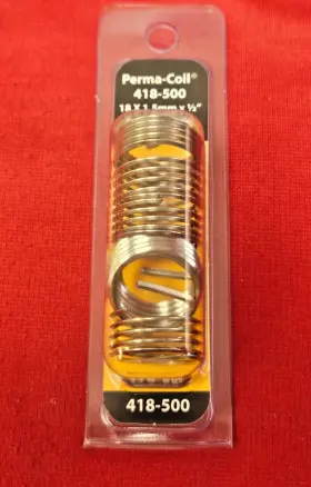 418-500 PERMA THREAD Spark Plug Repair Inserts Heli Coil Pack