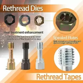 658359121312 PIKWO Thread Restorer Set Pitch Gauge Kit #3