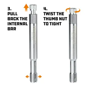 028907311623 POWERBUILT Tap Spark Plug Thread Repair Tool Mot #3