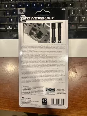 640811 POWERBUILT Tap Thread Repair Tool Spark Plug Fouled #3