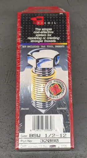 32080 RECOIL Thread Repair Bsw British Standard Whitworth Kit