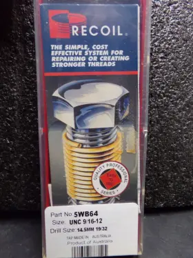 5WB64 RECOIL Thread Repair Helical Steel Set Kit