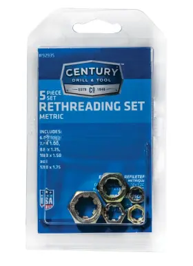 92935 ROYALTY PARTS DIRECT Drill Tool Right Rethreading Set