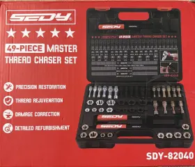 SDY-82040 SEDY Thread Repair Chaser Tool Cleaner Rethreading