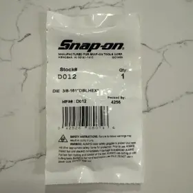 D012 SNAP-ON Nf Die Double Hex