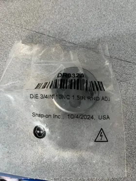DR032A SNAP-ON Tools Thread Die Adj