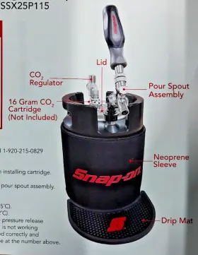 SSX25P115 SNAP-ON Gloria Keg Tap