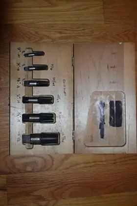 TDP6 SNAP-ON Pipe Tap Set Npt Wood