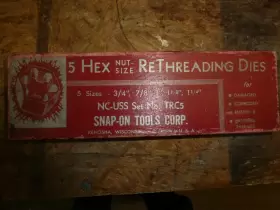 TRC5 SNAP-ON Rethreader Dies Set