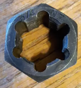 TRF5 SNAP-ON Rethreading Dies Hex Nut Nf Set #3