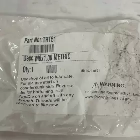 TRT51 SNAP-ON Rethreading Tap M6 #2