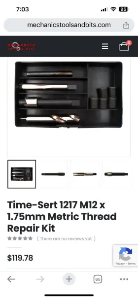 1217 TIME-SERT Threading Tools