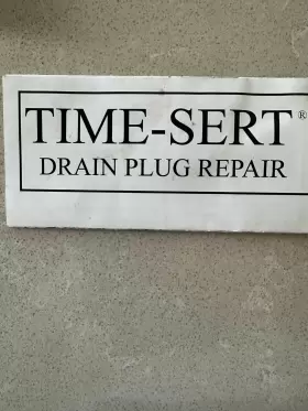 X0013ZV11T TIME-SERT Drain Plug Repair Pan Seat Recond Cutter #3