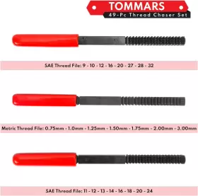 696395985130 TOMMARS Thread Chaser Set Unf Restorer Tool #3