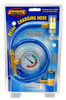 672264038619 TSI SUPERCOOL Charging Hose Screw Tap Gauge