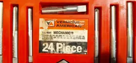 6041 VERMONT AMERICAN Tap Die Set #2