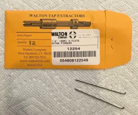12254 WALTON Flute Tap Extractor Fingers Set