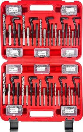 CT037 WESLEYDRILL Helicoil Thread Repair Hss Drill Kit
