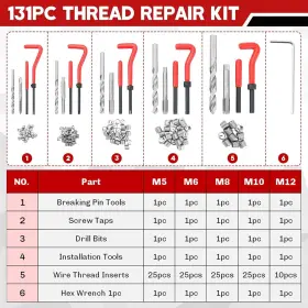 MSP-0808-1 WEYLEITY Helicoil Thread Repair Hss Kit #2