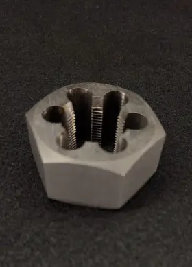 494478 WIDELL Hex Die Across Flat Od Hss Spindle Axle #2