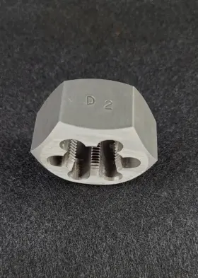 494478 WIDELL Hex Die Across Flat Od Hss Spindle Axle #3