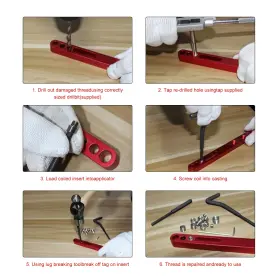 917415360134 WINMAX Thread Repair Tool Hss Drill Helicoil Kit #2