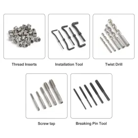 917415360134 WINMAX Thread Repair Tool Hss Drill Helicoil Kit #3