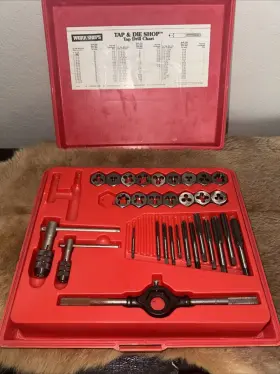 18-256 WORK SHOPS Tap Die Set Incomplete #2