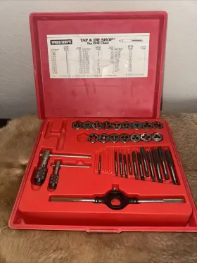 18-256 WORK SHOPS Tap Die Set Incomplete