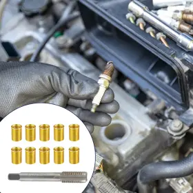 703820072881 X-AUTOHAUX Set Spark Plug Thread Repair Tools