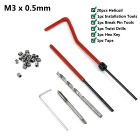 HSR25PCSM30580 XCAN Thread Repair Drill Inserts Tool Kit