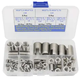 XMJ-QRCJ-55P XINMKA Inserts Steel Tapping Thr M3 M4 M5 M6 M8