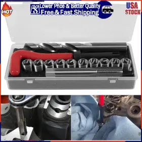 XMQP1465 XM-AUTO Thread Repair Tool Engine Cylinder Kit B16