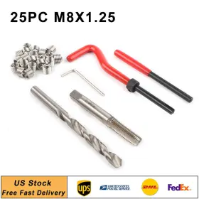 310006824488 YUSEN233 Thread Repair Tool Helicoil Coil Kit M8