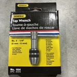 General Tap Wrench No. 164 T-handle Fits #0 - 1/4" Taps,. Fixed Price $14.99.