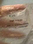 Snap On Tools T-109 Tap New Old Stock. Fixed Price $30.00.