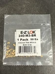 E-z Lock M3-0.5 Threaded Inserts For 5/32" Drill 240-m3-br (pack Of 50) *new*. Fixed Price $14.99.