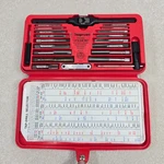 Snap-on Td-2425 Tap & Die Usa 21 Piece W/case Thread Gauge Machinist Tool Set. Fixed Price $148.74.