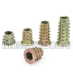 E-z Hex Flanged Threaded Inserts For Soft Wood - 8-32, 10-24, 1/4-20, 5/16, 3/8. Fixed Price $150.16.